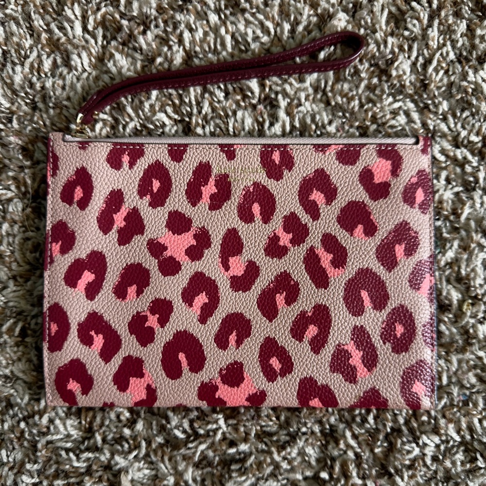 ♠️Kate Spade ♠️ leopard wristlet